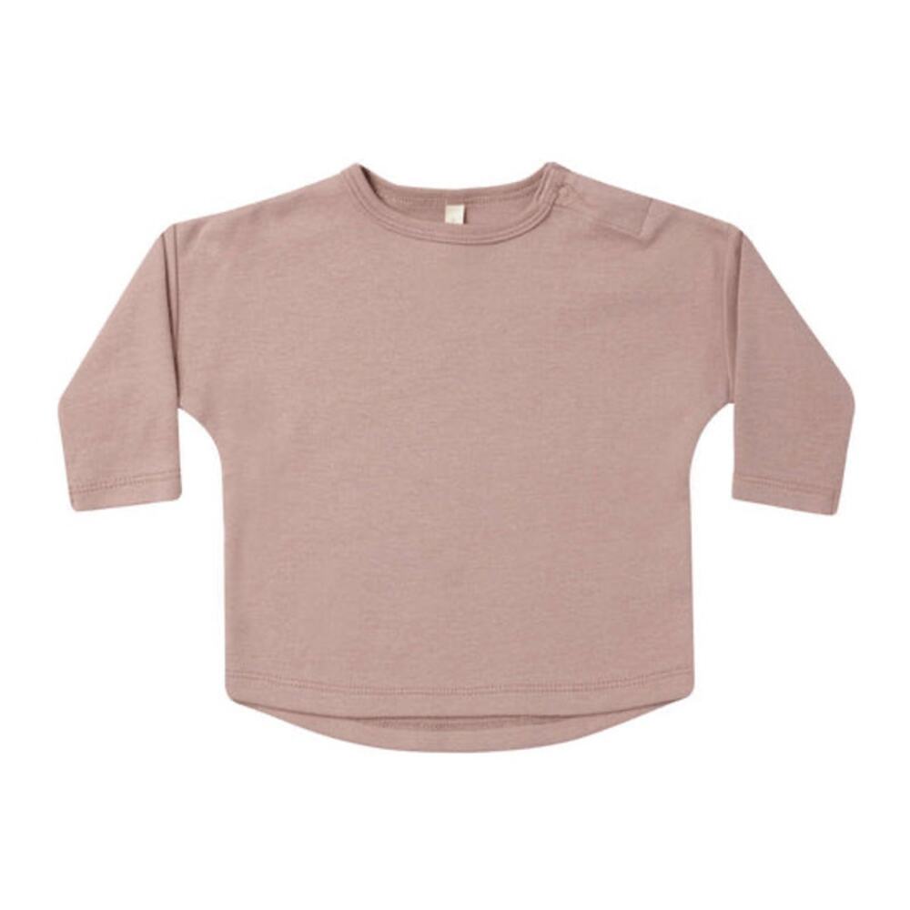 NWT Quincy Mae - Mauve Long Sleeve Tee 4-5Y